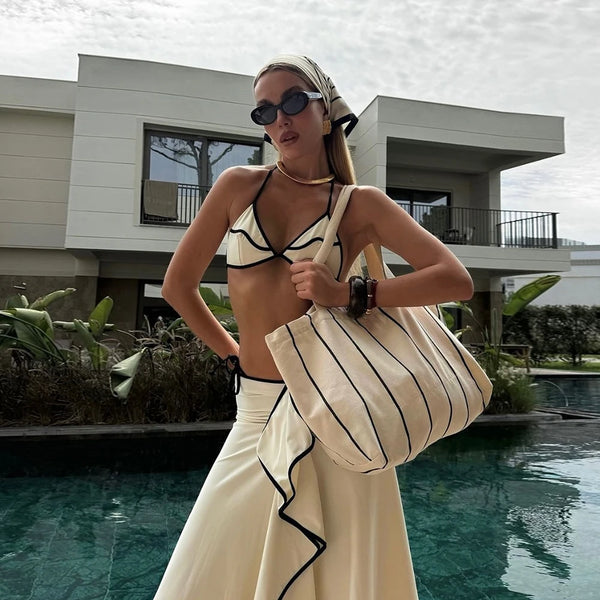 Grecia Bikini Set Playa Sensual y Versátil