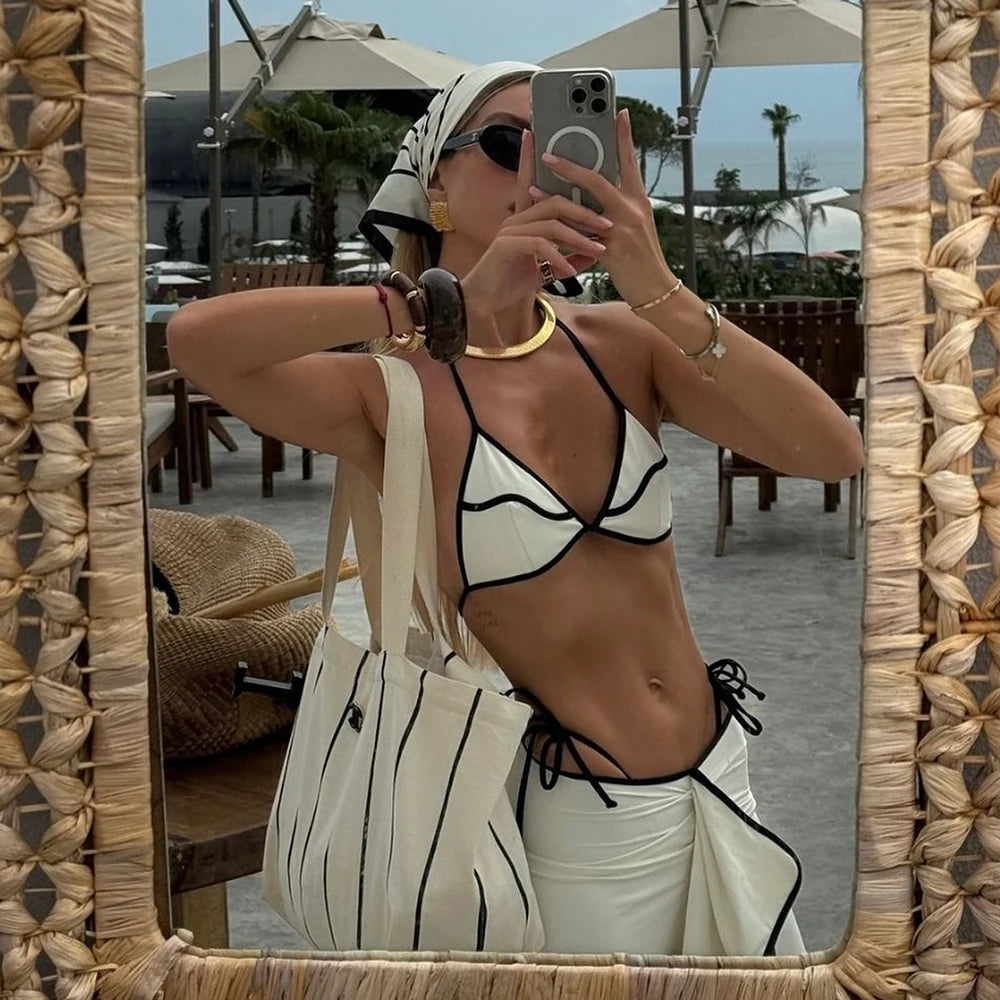 Grecia Bikini Set Playa Sensual y Versátil