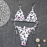 Bikini de Mariposas Triangulo
