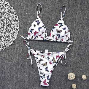 Bikini de Mariposas Triangulo