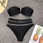 Bikini Talle Alto Doble Strapless