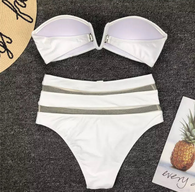 Bikini Talle Alto Doble Strapless