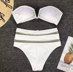 Bikini Talle Alto Doble Strapless