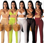 Conjunto de Pantalon y Top Crochet
