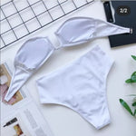 Bikini Strapless Talle Alto