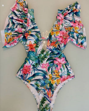 Flora | Swimsuit Estampado de flores