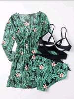 Set de Bikini 3 pcs con Salida de Baño