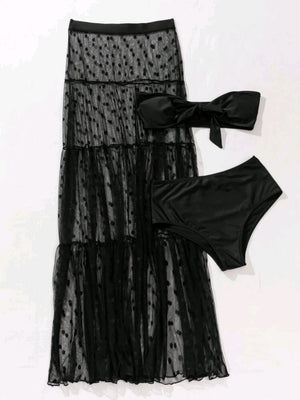Andric | Set de Bikini 3 pcs con Falda Cover Up