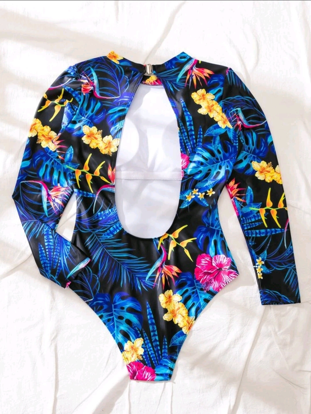 Swimsuit Mangas Largas Estampado
