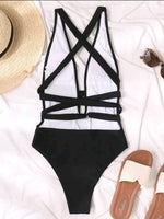 Swimsuit De Amarre en Cruz Lazo Largo