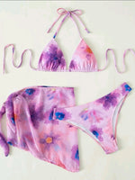 Set de Bikini 3 pcs con Pareo