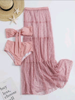 Andrina | Set de Bikini 3 pcs con Falda Cover Up