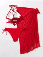 Set de Bikini 3 pcs con Pareo