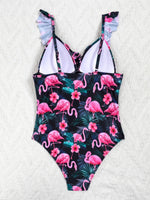 Swimsuit Estampado con Volantes
